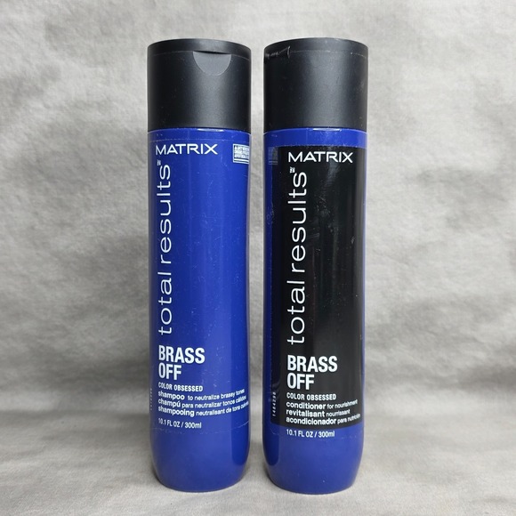Matrix Other - Matrix Total Results Brass Off Color Obsessed Shampoo & Conditioner Duo 10.1 oz